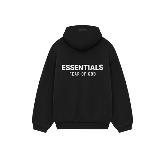 Fear of God Essantials Fleece hoodie (FW24) Black