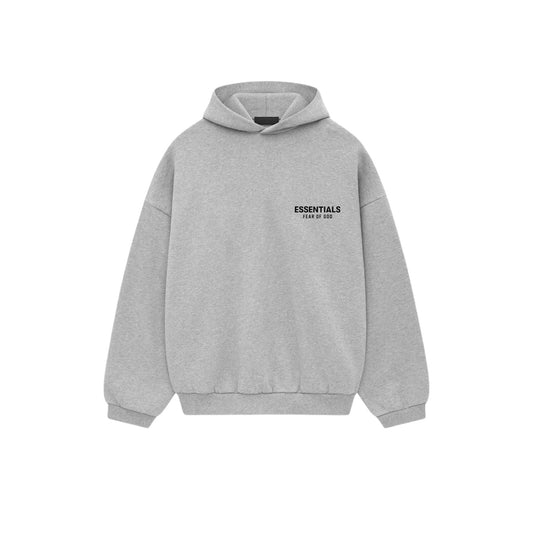 Fear of God Essantials Fleece hoodie (FW24) Light Heather Gray